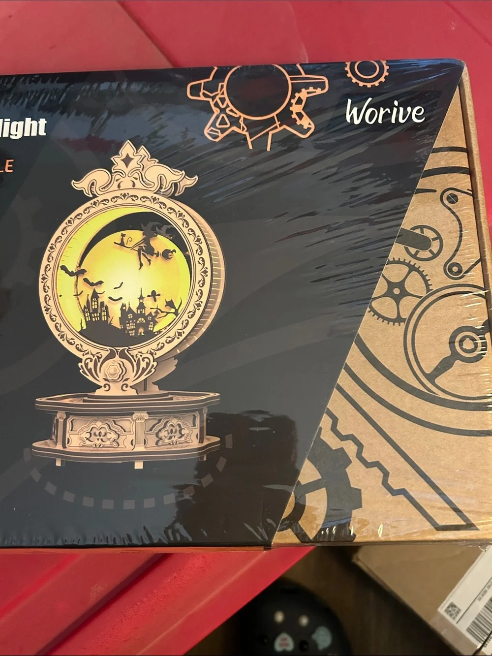 Festive Carnival Light 3D Wooden Puzzle - Black and Gold